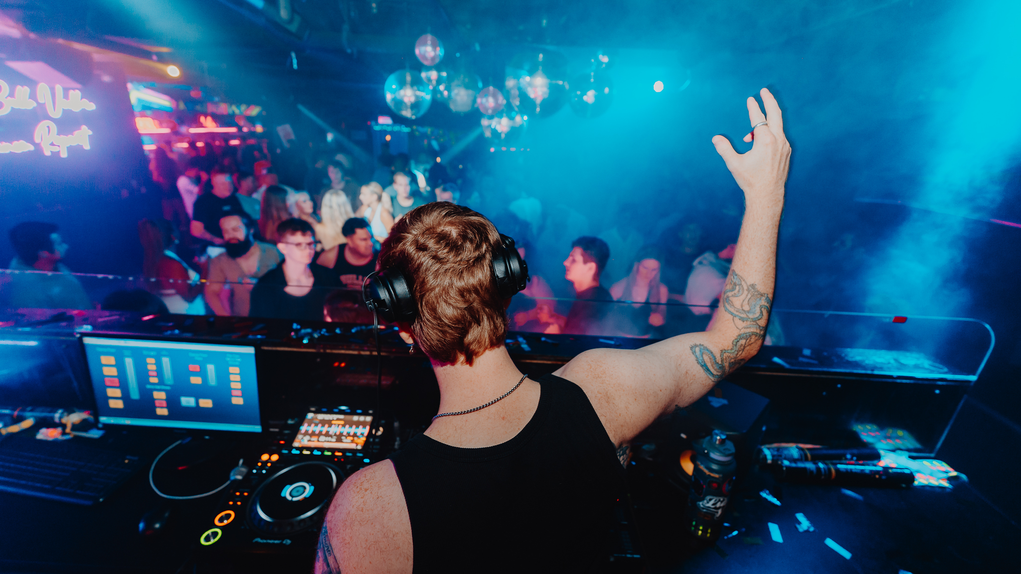 DJ performance at Gold Coast nightclub event