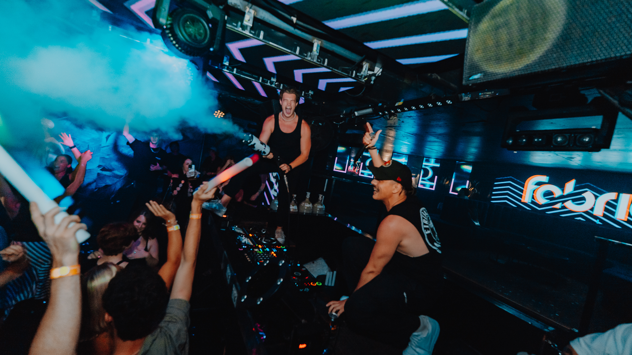 DJ performance at Gold Coast club night