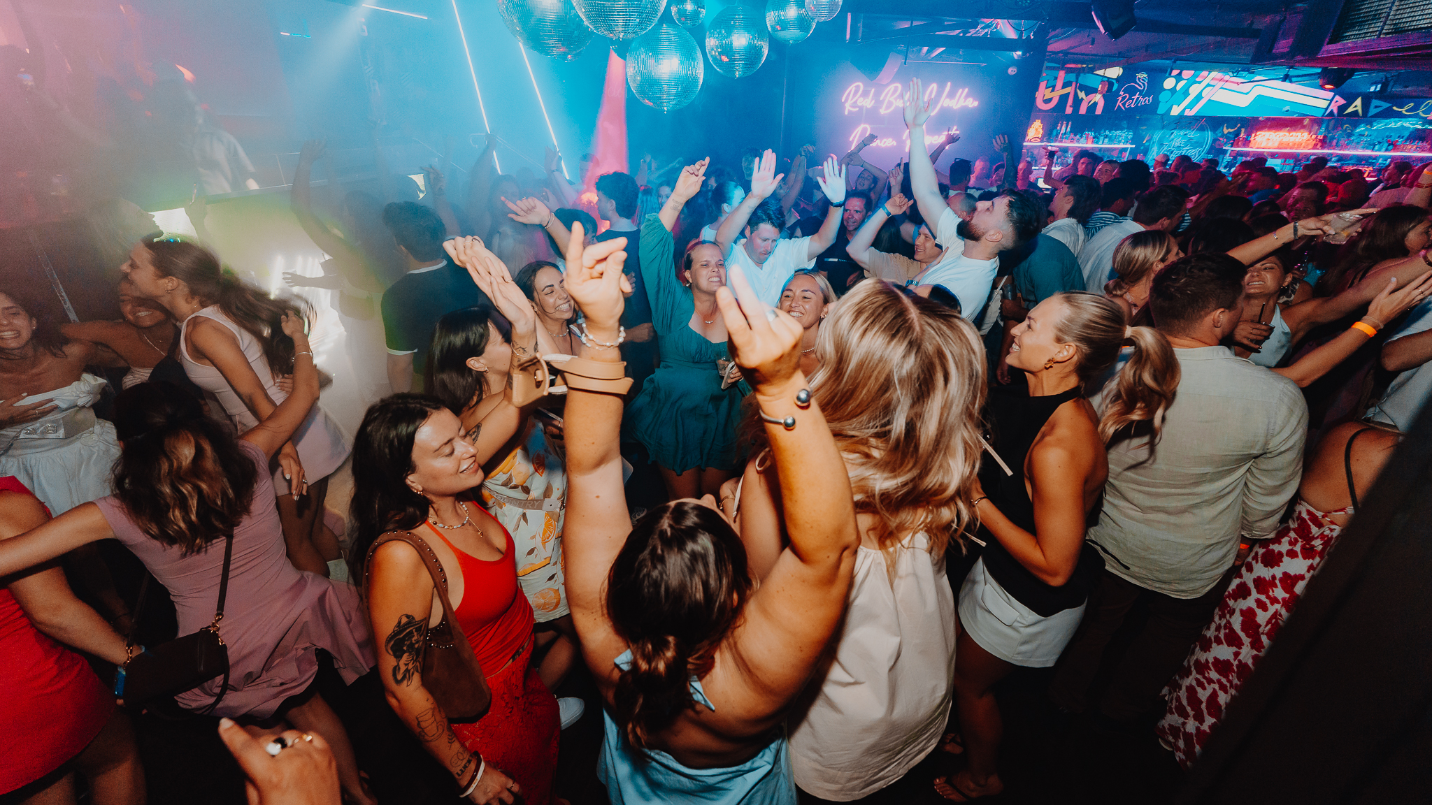 Crowd and venue atmosphere at Gold Coast nightclub