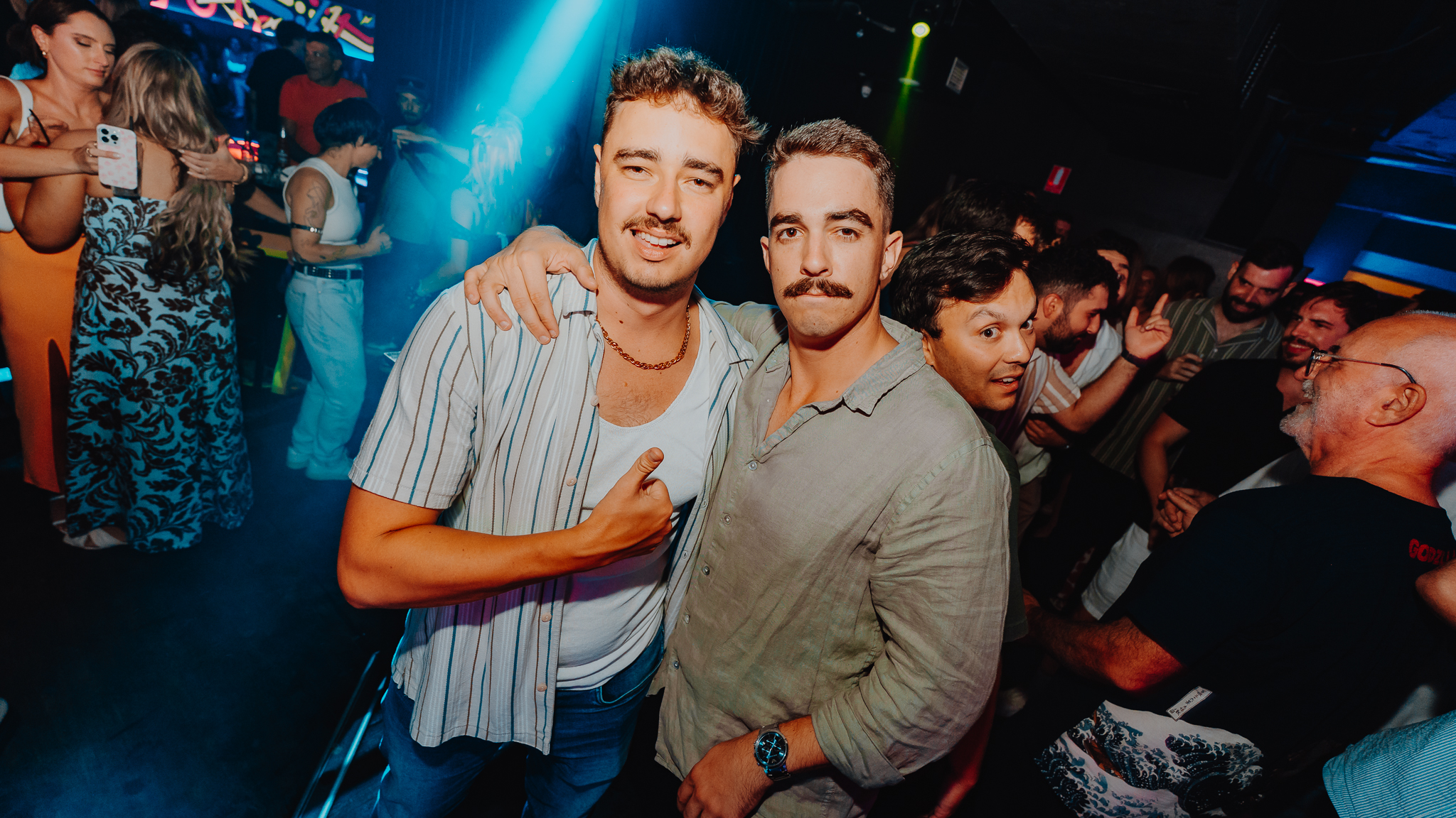 Nightclub crowd shot, Retros Surfers Paradise