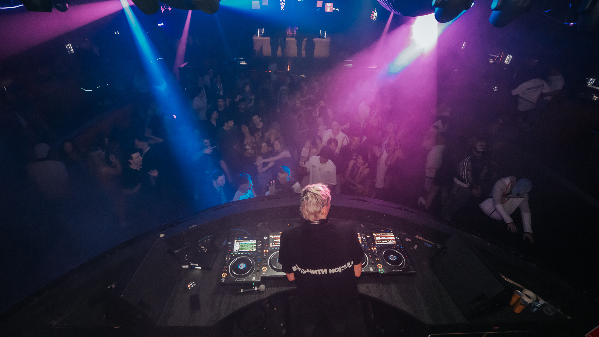 DJ set at nightclub, Gold Coast