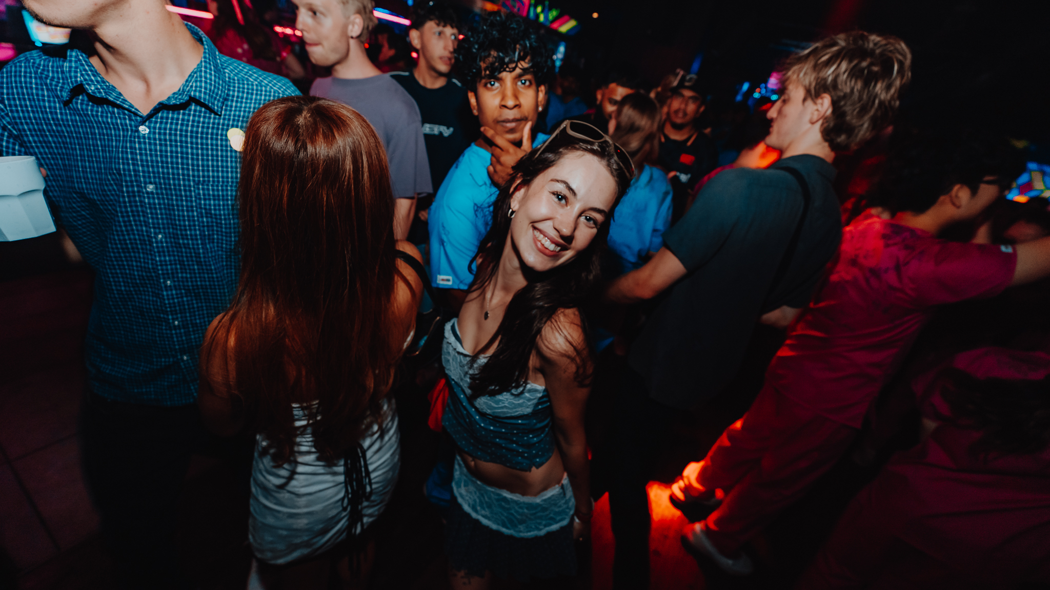 Event crowd at Brisbane venue night