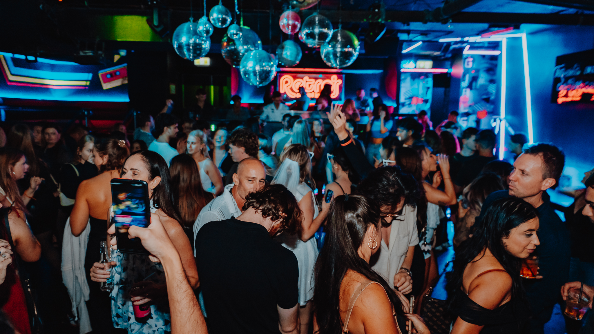 Crowd atmosphere at venue event, Gold Coast