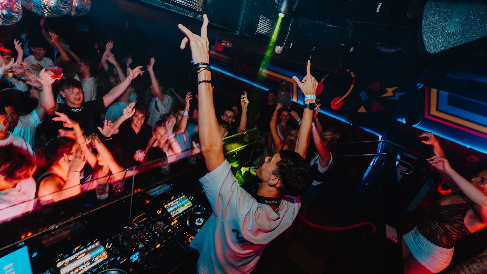 DJ at Retros Surfers Paradise