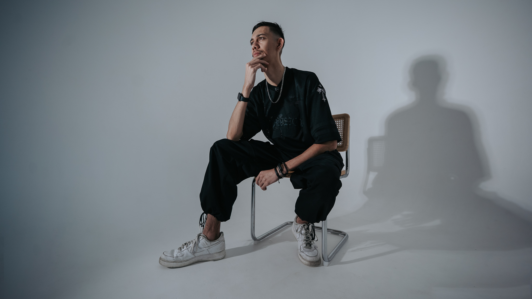 Studio press kit photography for DJ, Gold Coast